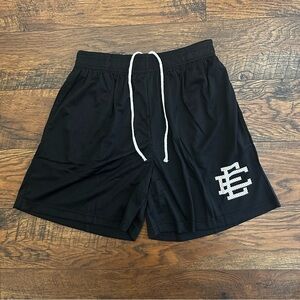 Eric Emanuel Black Mesh Athletic Shorts